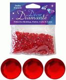6mm Décor Diamante Diamonds Red