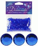 6mm Décor Diamante Diamonds Sapphire Blue