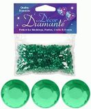6mm Décor Diamante Diamonds Emerald Green
