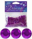 6mm Décor Diamante Diamonds Amethyst Purple