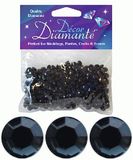 6mm Décor Diamante Diamonds Black