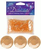 6mm Décor Diamante Diamonds Gold
