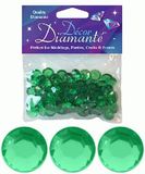 12mm Décor Diamante Diamonds Emerald Green