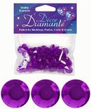 12mm Décor Diamante Diamonds Amethyst Purple