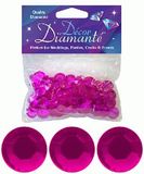 12mm Décor Diamante Diamonds Cerise Pink