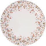 Sparkling Fizz Rose Gold Plates 8pkt