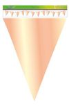 Plain Rose Gold Giant Metallic Bunting