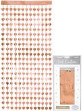 Heart Shimmer Foil Door Curtain