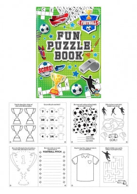 Football puzzle activity book