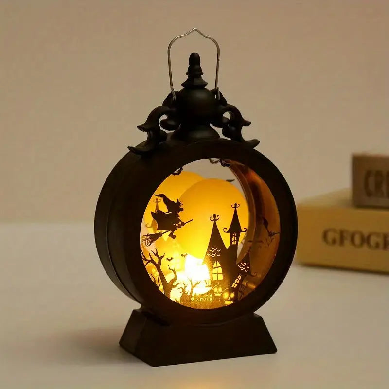 Mini Light Up Halloween Lantern