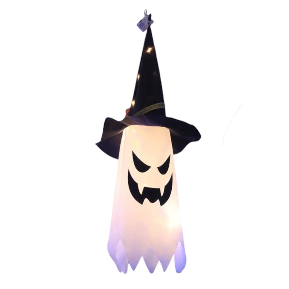 Light Up LED Ghost Hanging Decoration
