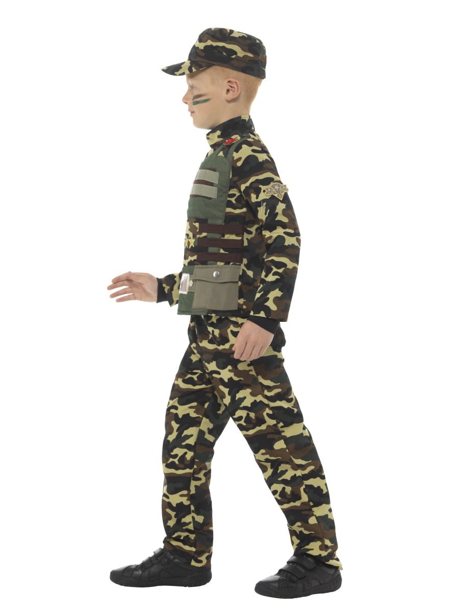 Camouflage Military Boy Child Costume