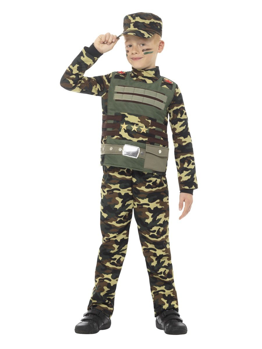 Camouflage Military Boy Child Costume
