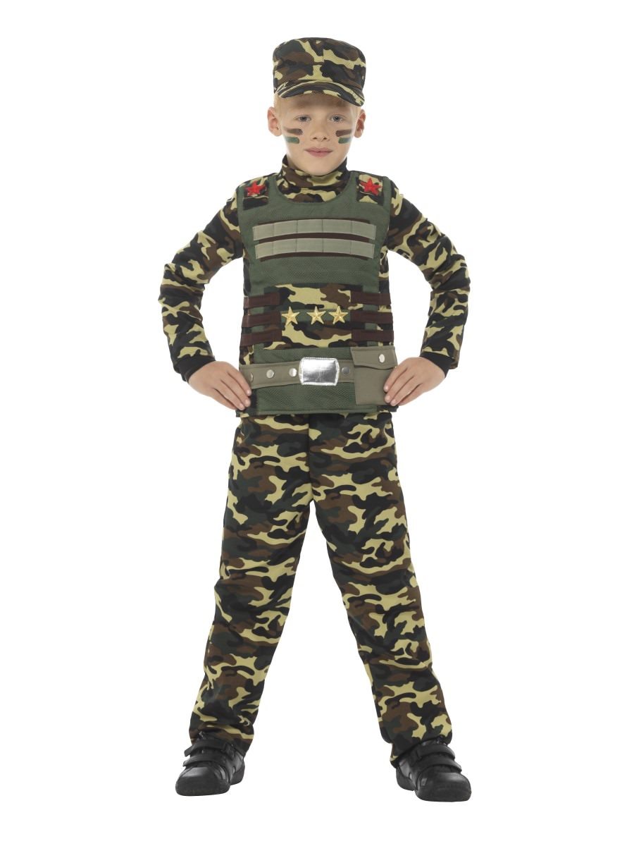 Camouflage Military Boy Child Costume