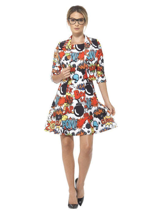 Pop Art Comic Strip Stand Out Dress