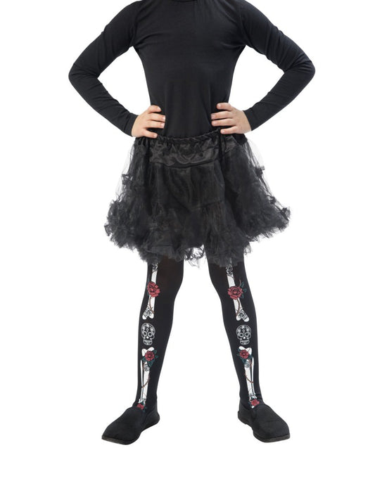 Day of the Dead Tights Child Size