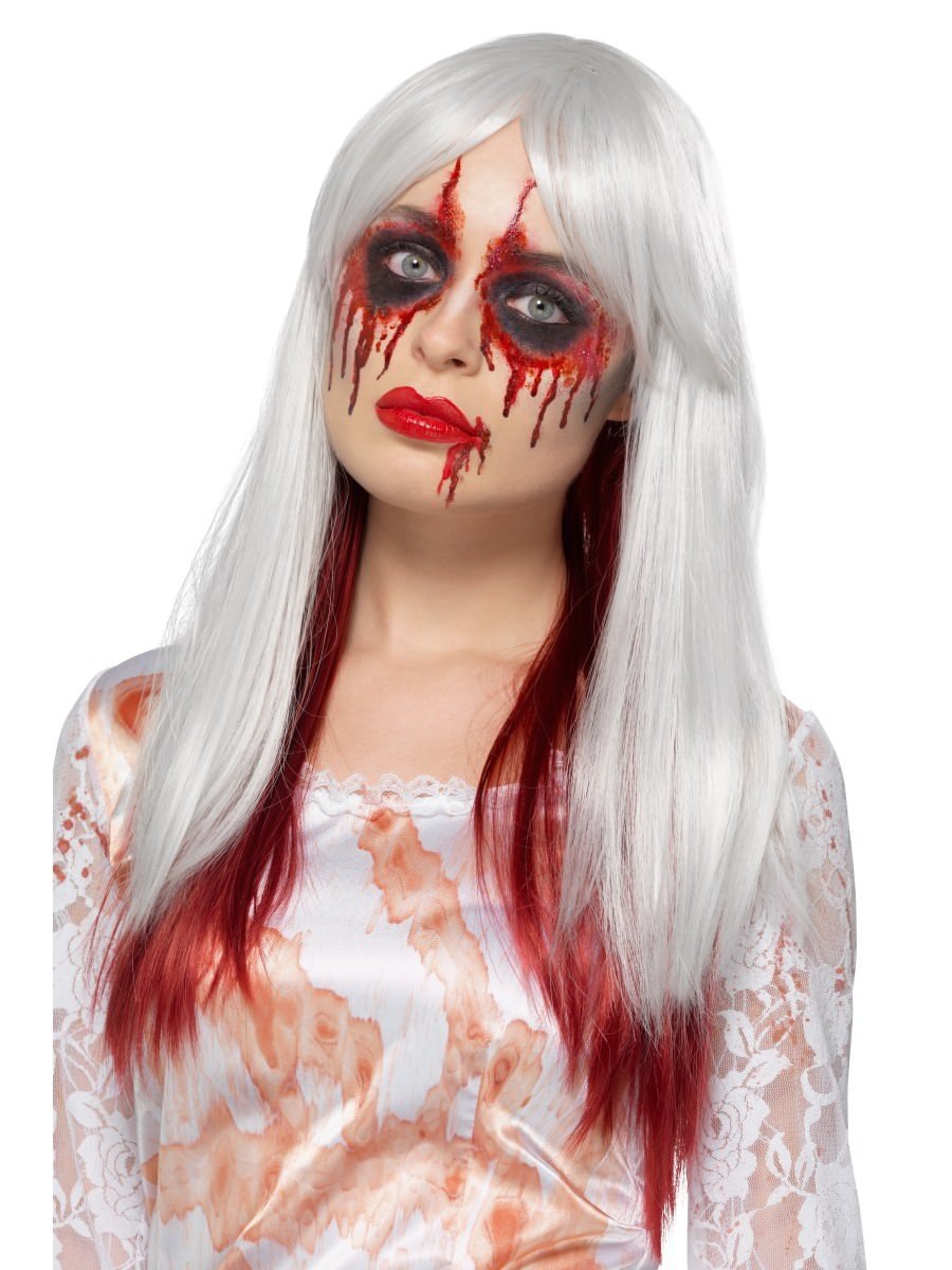 Deluxe Heat Resistant Blood Drip Ombre Wig