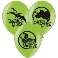 Dinosaur Attack Latex Balloon 6 Pack