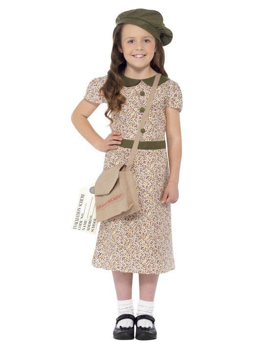 Little Evacuee Girl Child Costume