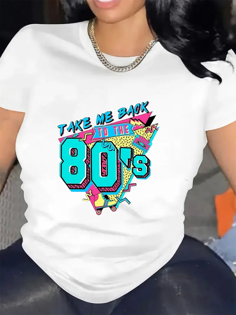 Retro 80's Tshirt Costume