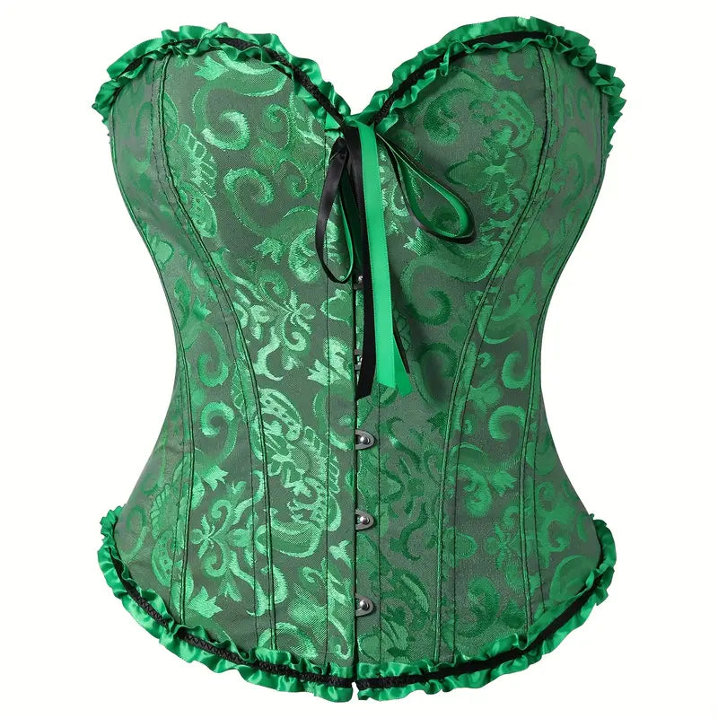 🌟New🌟 Green Deluxe Lace Up Corset
