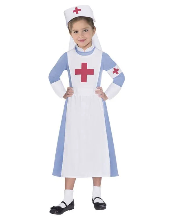 Vintage WW1 Nurse Child Costume