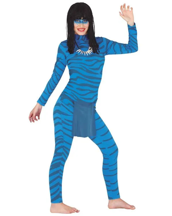 Blue Humanoid Lady Costume