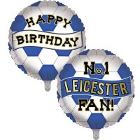 Happy Birthday Leicester Fan 18" Foil Balloon