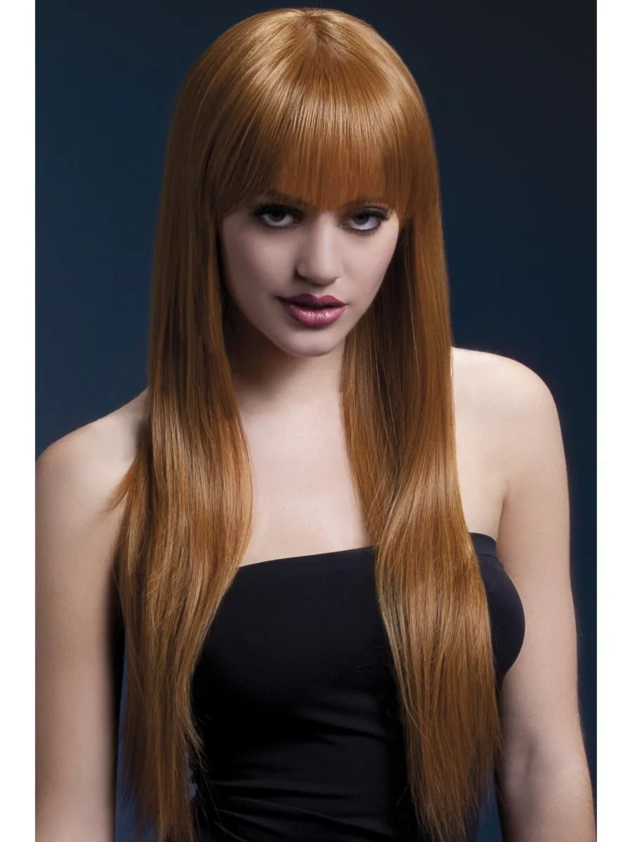 Deluxe Heat Resistant Jessica Wig Auburn