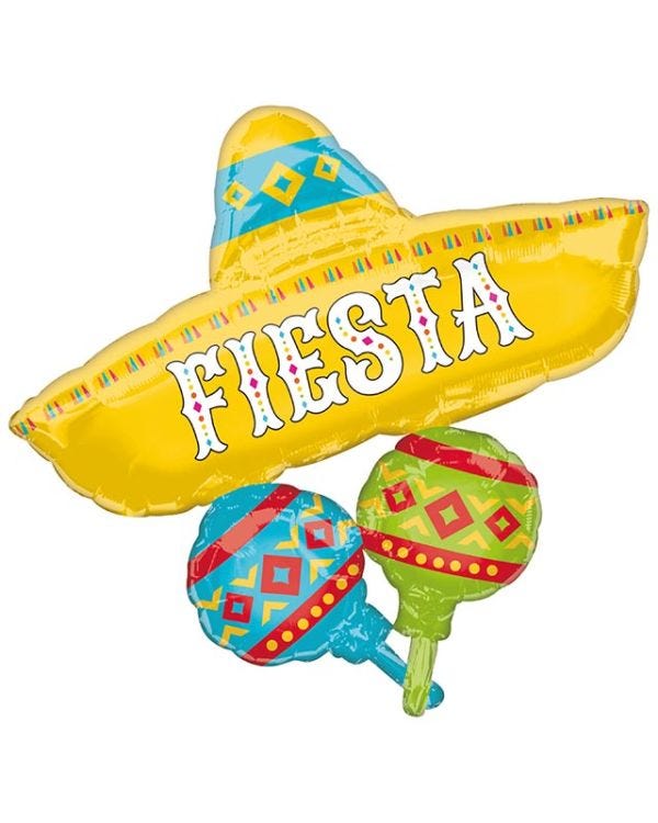 Mexican Fiesta Supershape Balloon