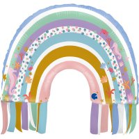 Maritime Rainbow Supershape Foil Balloon
