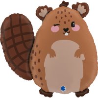 Beaver Supershape Foil Balloon