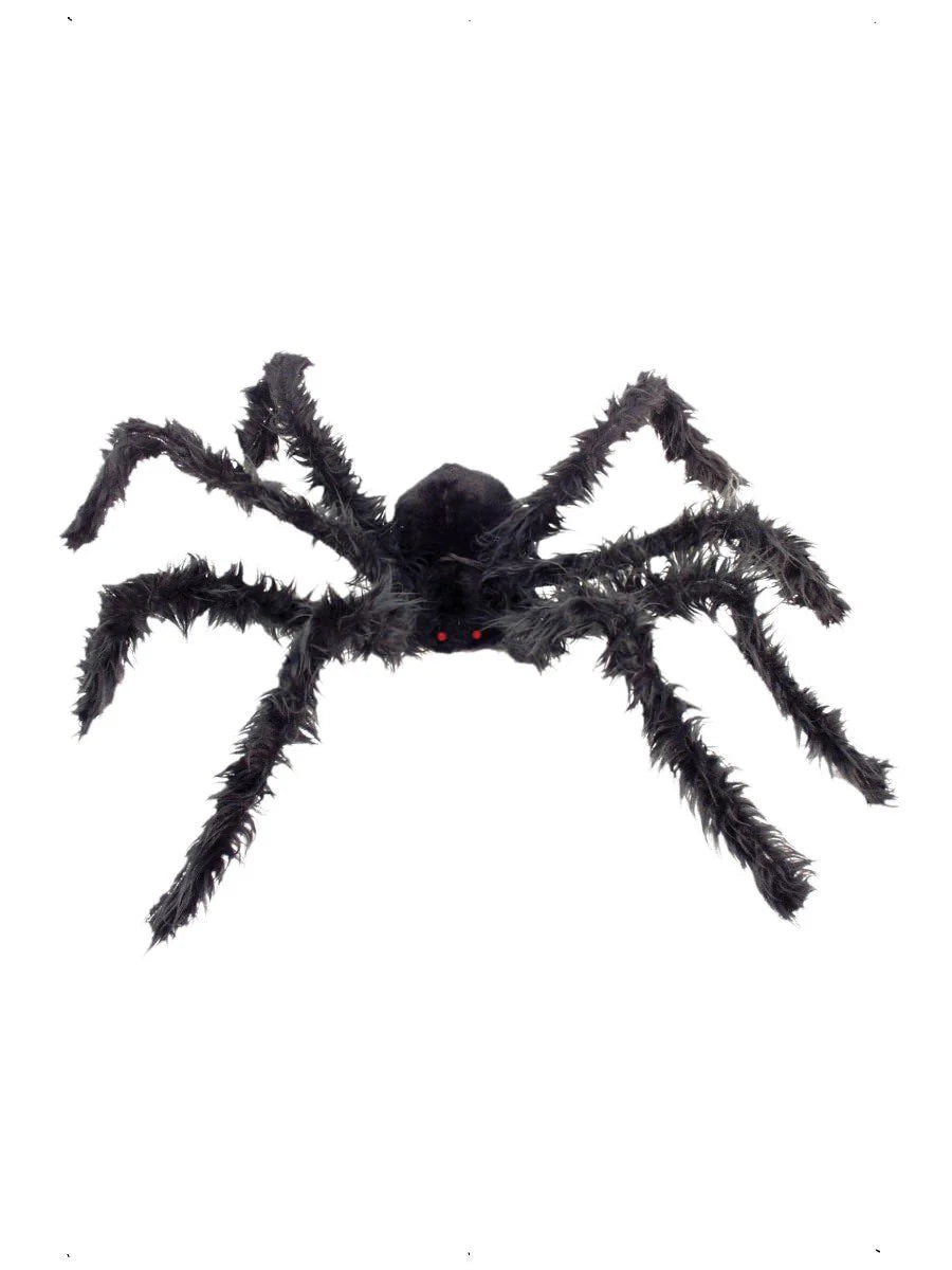 Giant Hairy Spider With Light Up Eyes