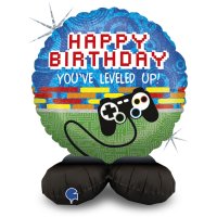 Gamer Stand Up Airfilled 18" Foil Balloon