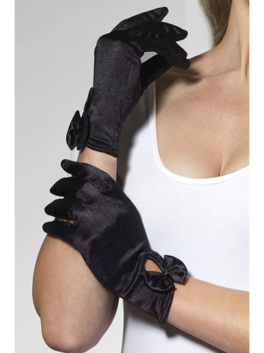 Short Gloves with Bow
