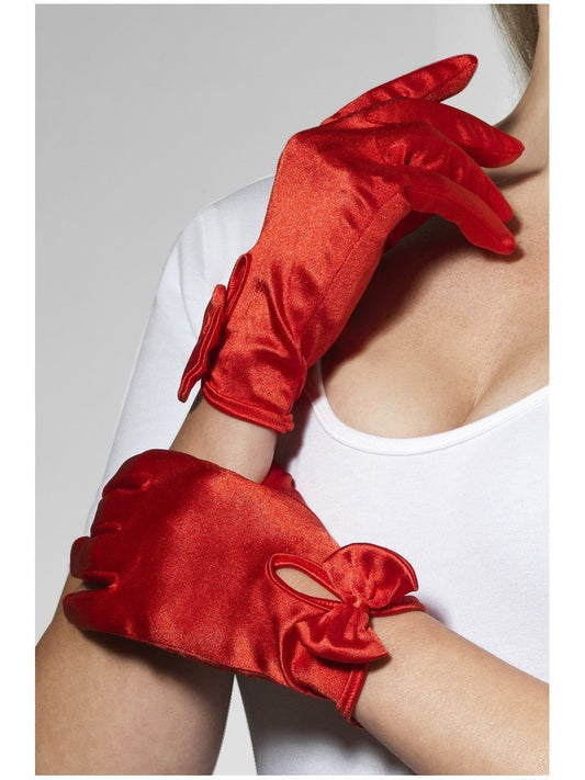 Short Gloves with Bow