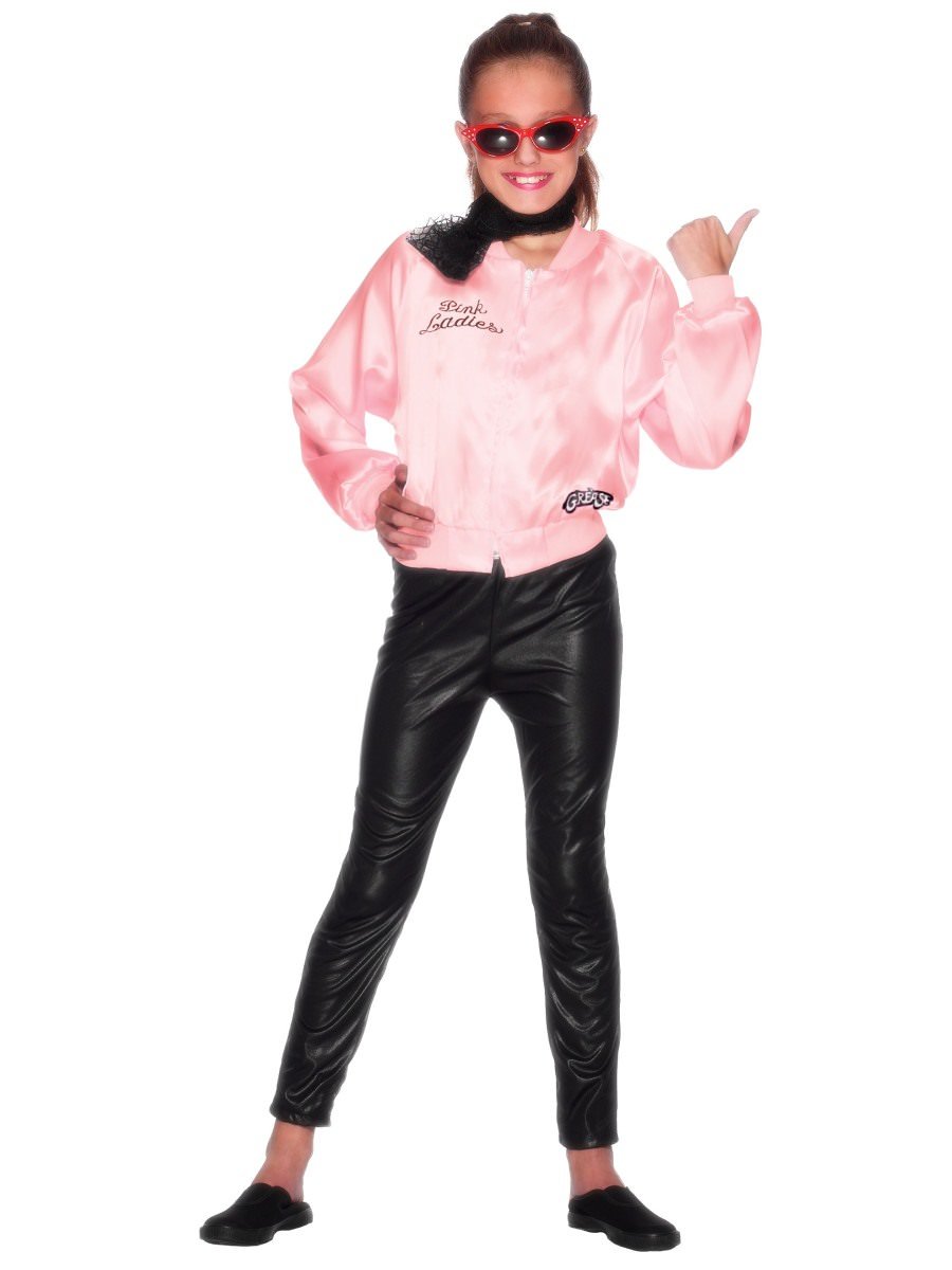 Official Grease Pink Lady Jacket Child costume