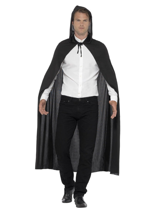 Adult Hooded Cape Black