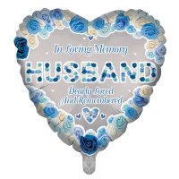 In Loving Memory Husband 18" Foil Balloon