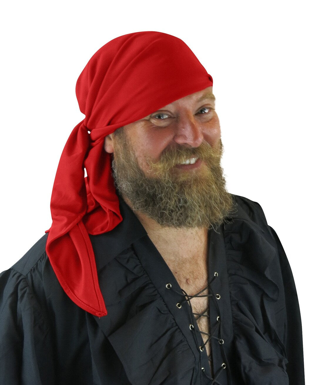 Pirate/ Gypsy Bandana Headscarf Red