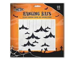 Bat Hanging Decorations 10pkt