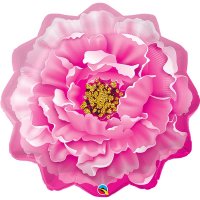 Pink Peony Supershape Foil Balloon