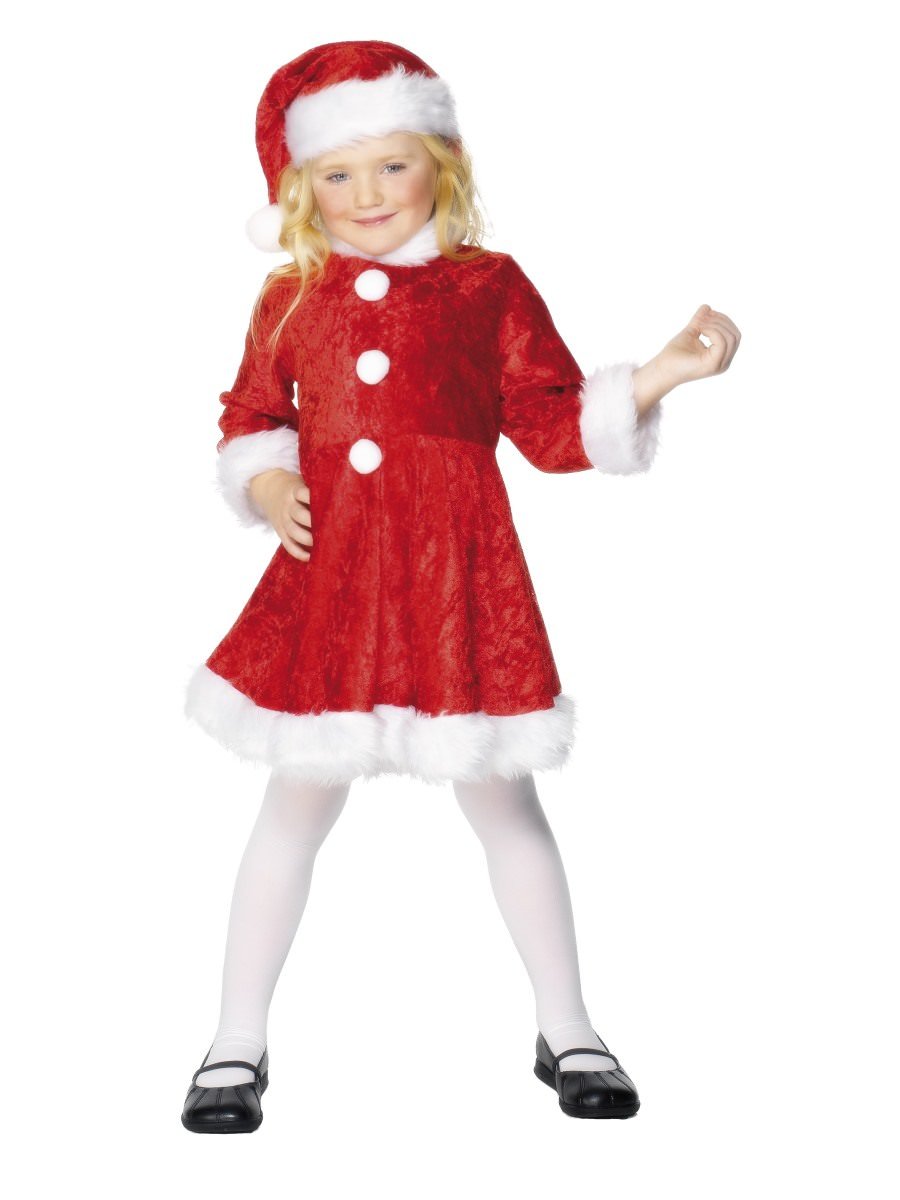 Santa Girl Deluxe child costume