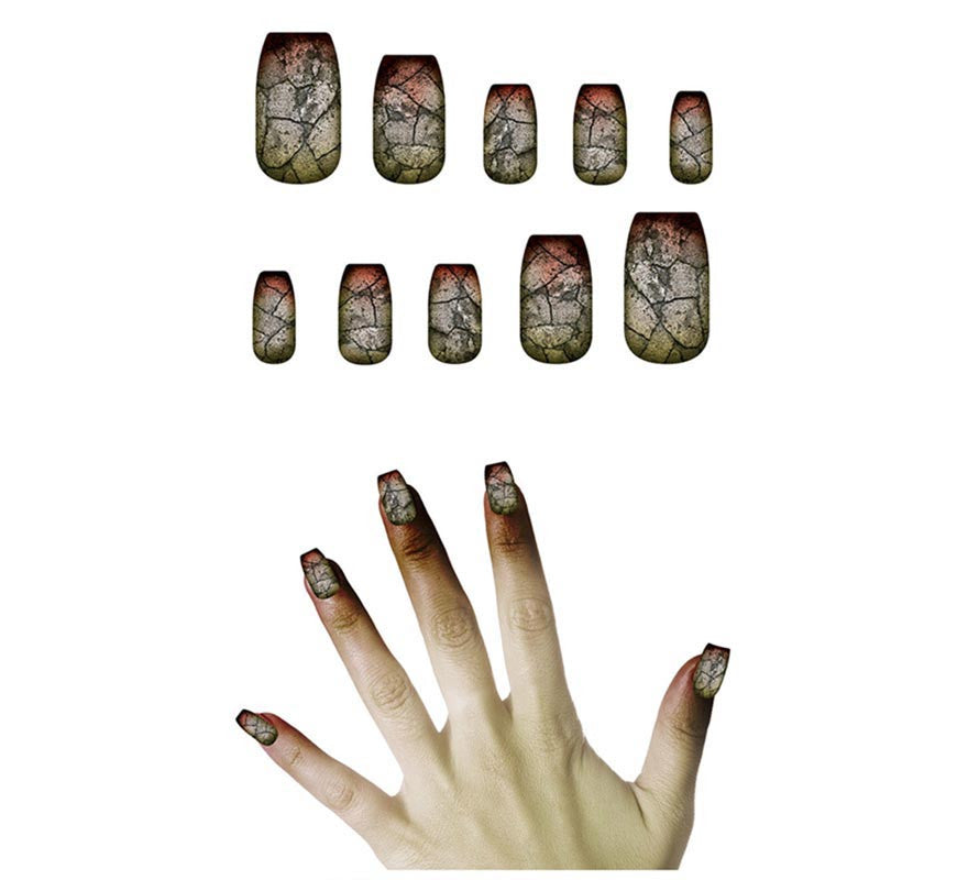 Zombie Press on Nails