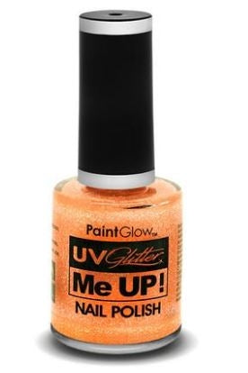 Paint Glow Glitter Peach Nail Polish