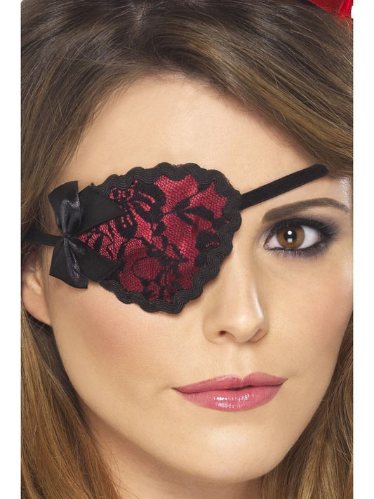 Eyepatch Red Lace
