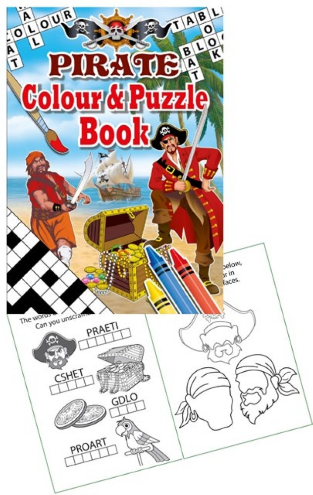 Pirate puzzle activity book