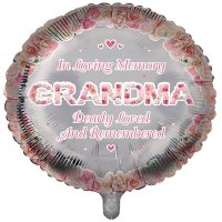 In Loving Memory Grandma 18" Foil Balloon