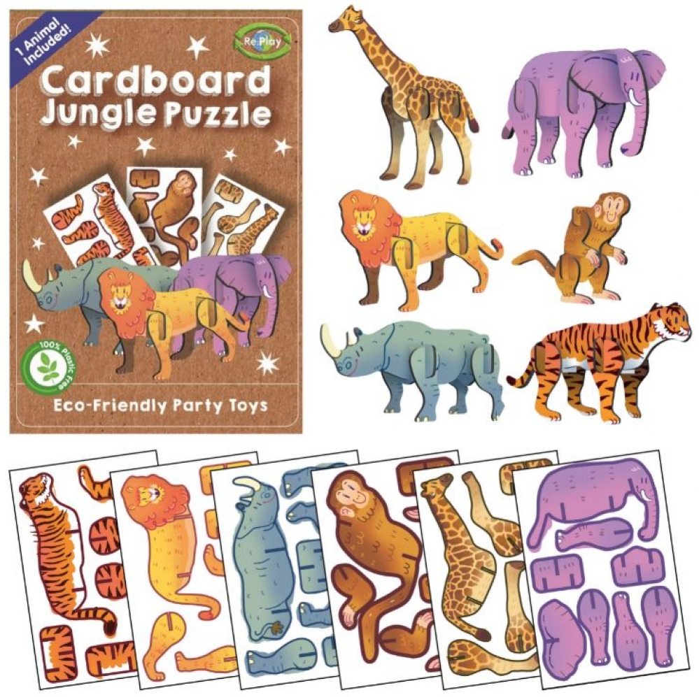3D Jungle Animal Puzzle