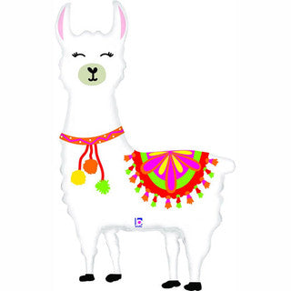 Llama Supershape Foil Balloon